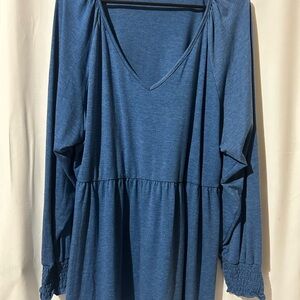 BloomChic Deep Blue V-Neck Blouse
No tags
In package